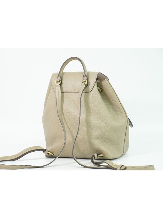 Louis Vuitton LV Montsouris PM Backpack Monogram Empreinte Leather Tourterelle main image 8
